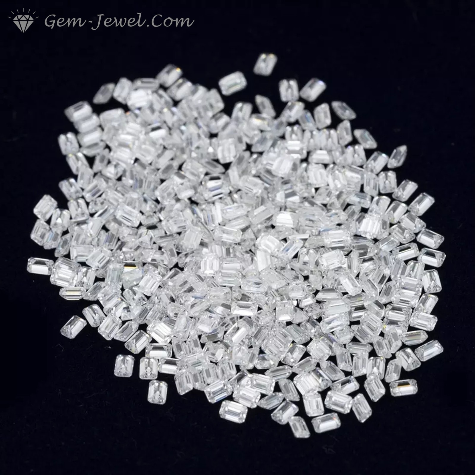 3×1.5 to 6×4 MM Colorless Emerald Cut Loose Moissanite (0.04 to 0.60 Carat)