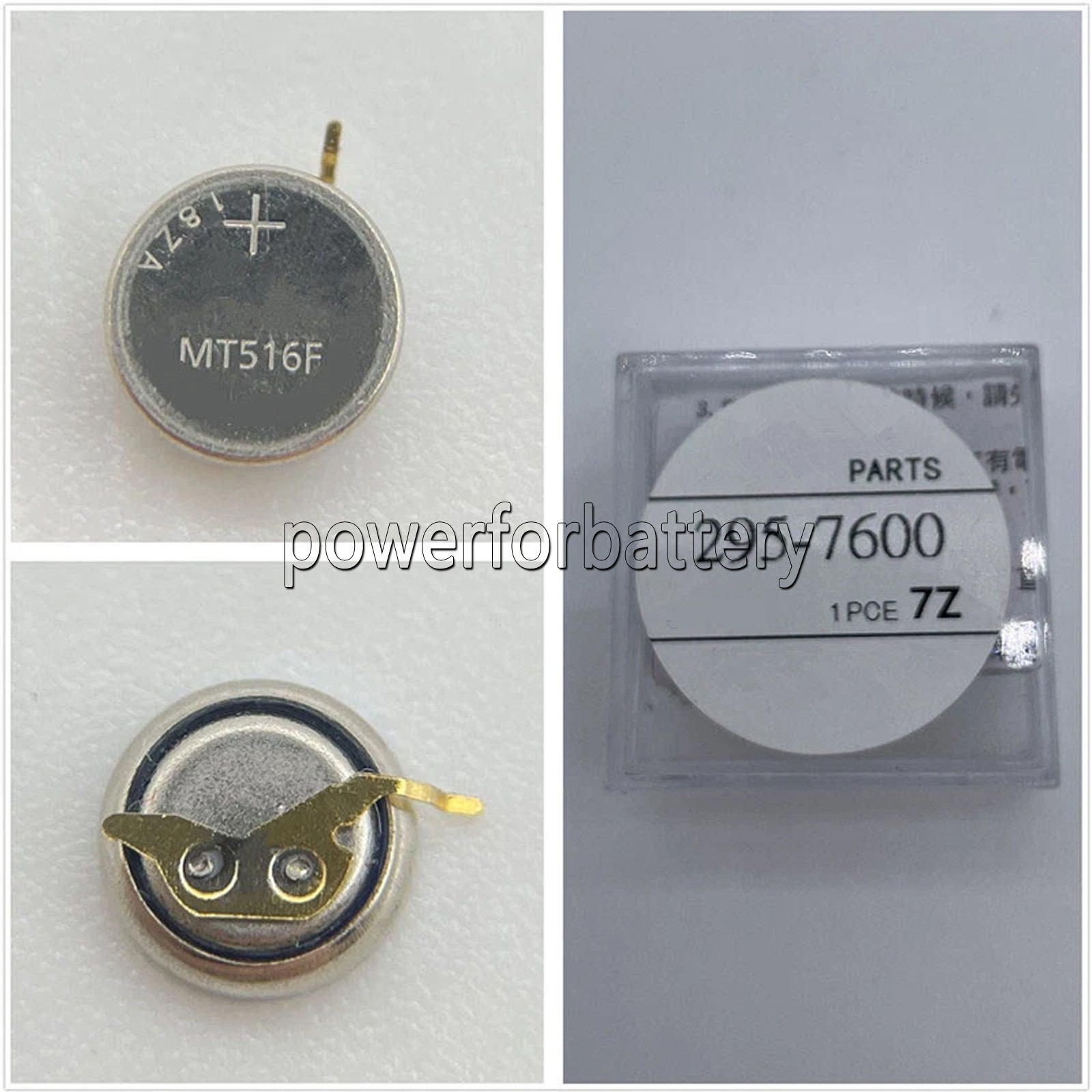 MT516 MT516F 295-7600 Watch Battery for Panasonic A930 A980 B020 B023 B030 B031