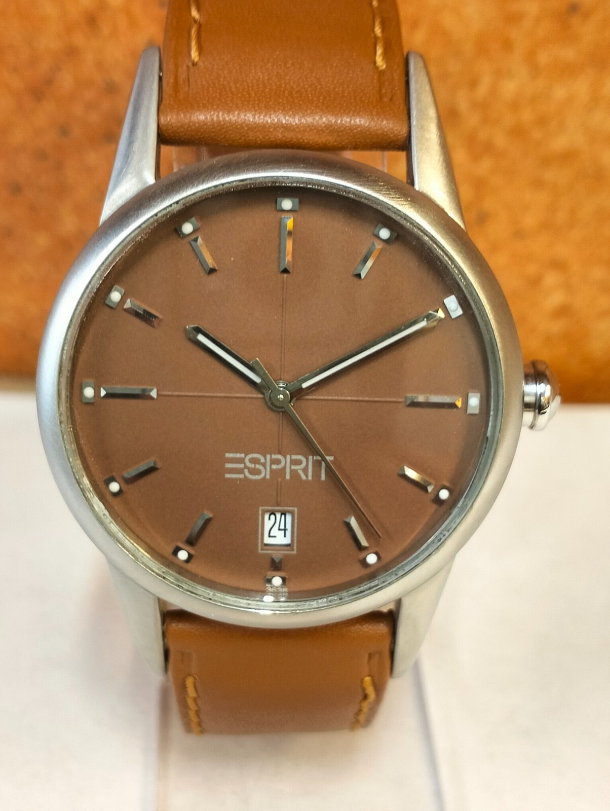 ESPRIT QUARTZ BROWN DIAL 3638 UNISEX ADULT FULLY WORKING CONDITION VINTAGE WATCH