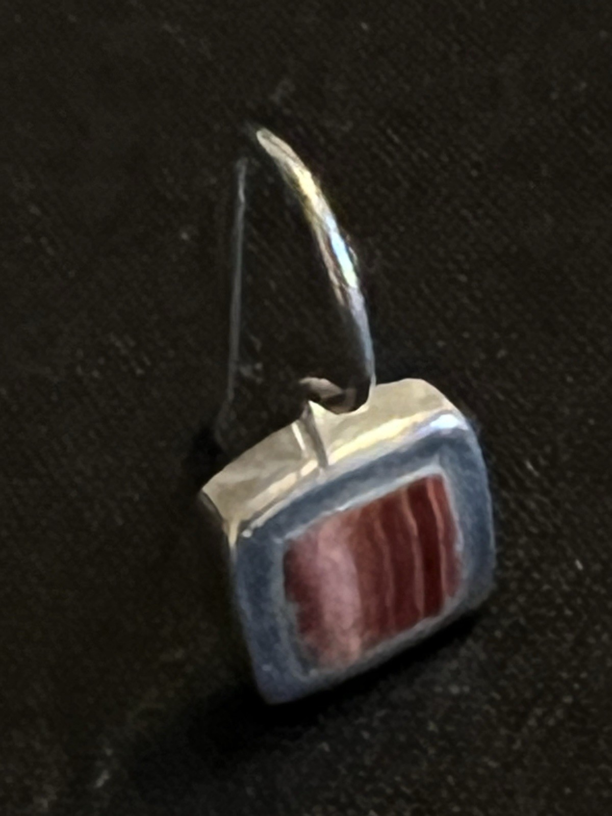 Silver 925 Earrings with Natrual Stone Vintage 70’s style