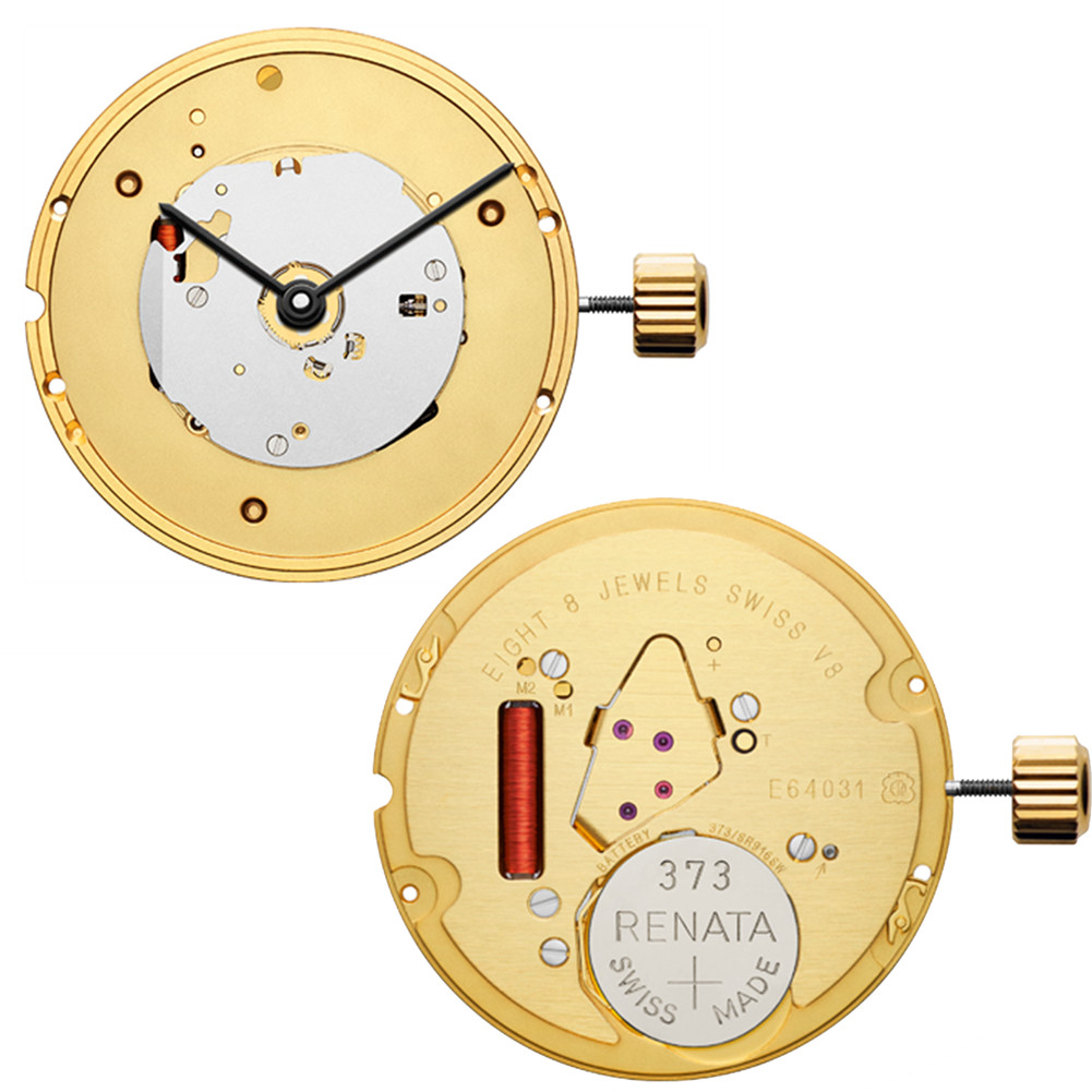 For Genuine ETA E64.031 Watch Quartz Movement 2 Hands Swiss Made Repair Parts