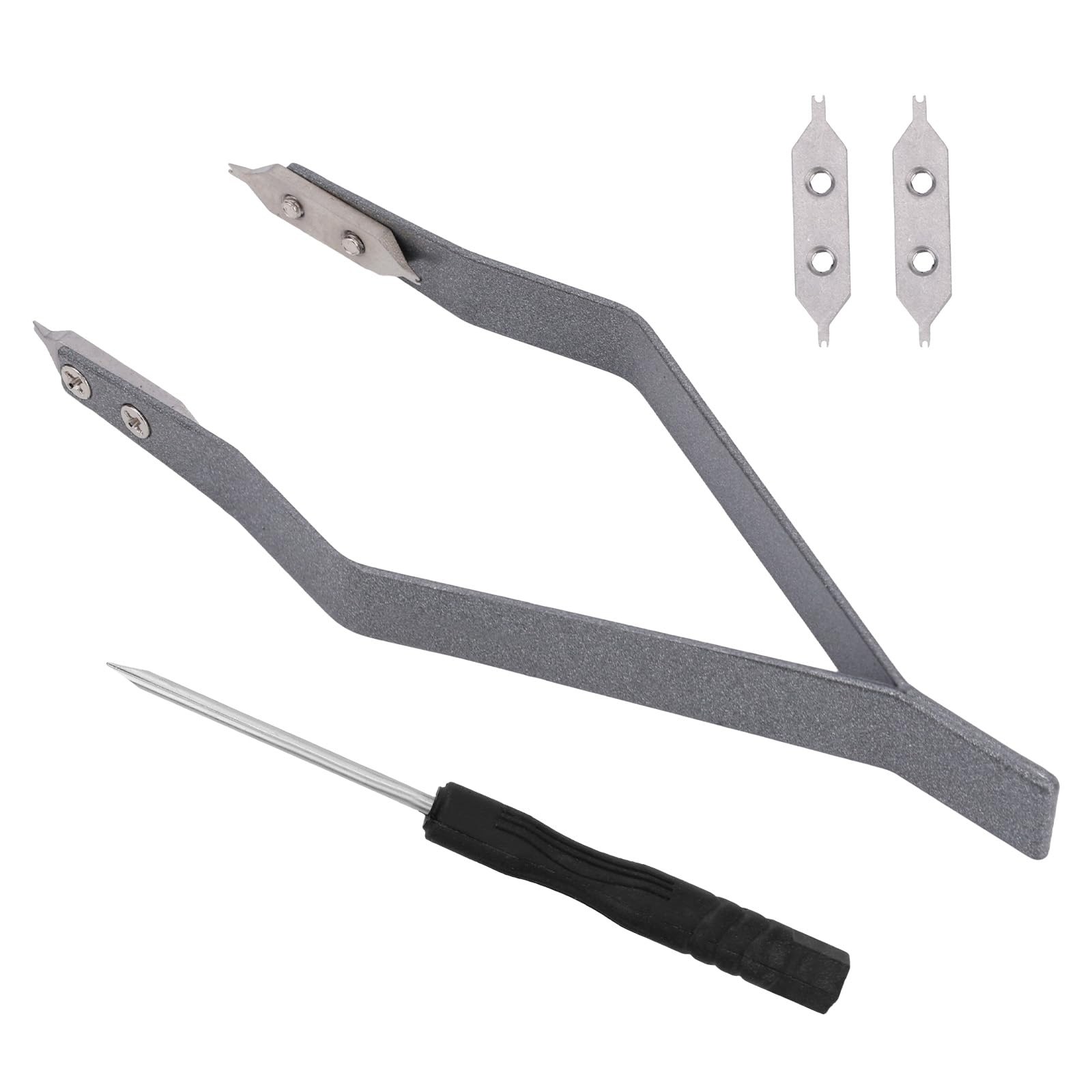 Spring Bar Tweezers for Strap & Band – Aluminum Alloy Pin Removal Tool with S…