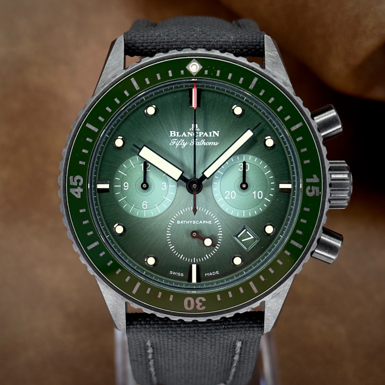Blancpain Fifty Fathoms Bathyscaphe Chronographe Flyback Complete 5200-0153-B52A