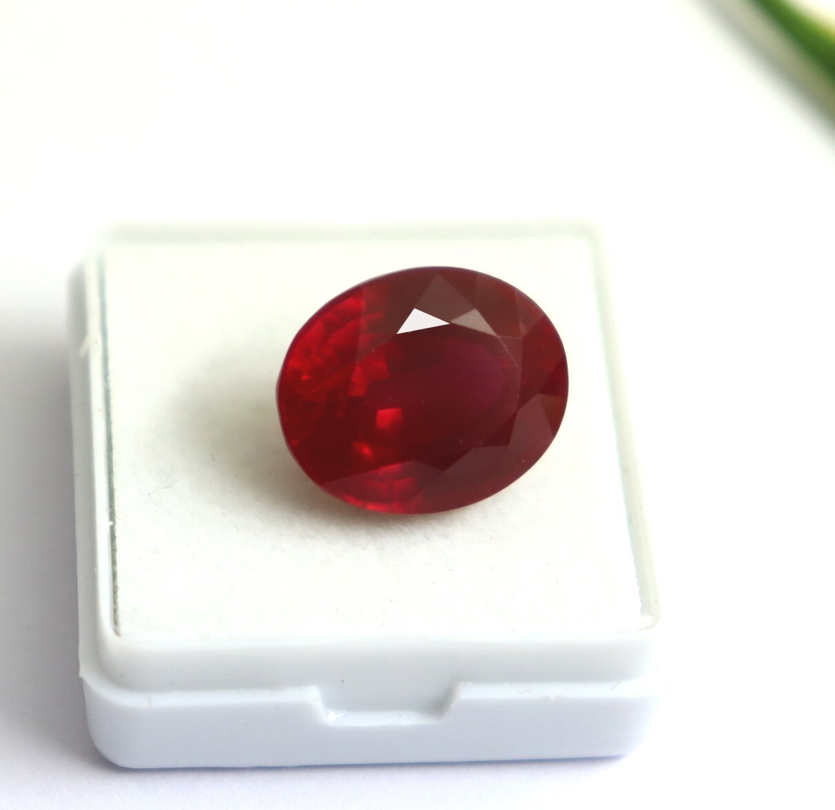AAA+ Quality Burmese Pigeon Red Ruby Loose Gemstone Oval Shape 8-10ct Best offer