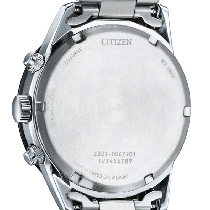 Citizen Collection BL5614-59A White Eco-Drive Stainless Chronograph Men Watch