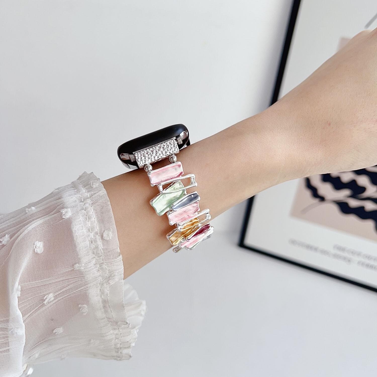 Jewelry Bangle Strap for Apple Watch Band 41 45 49mm Ultra 40 44mm 42mm Bracelet
