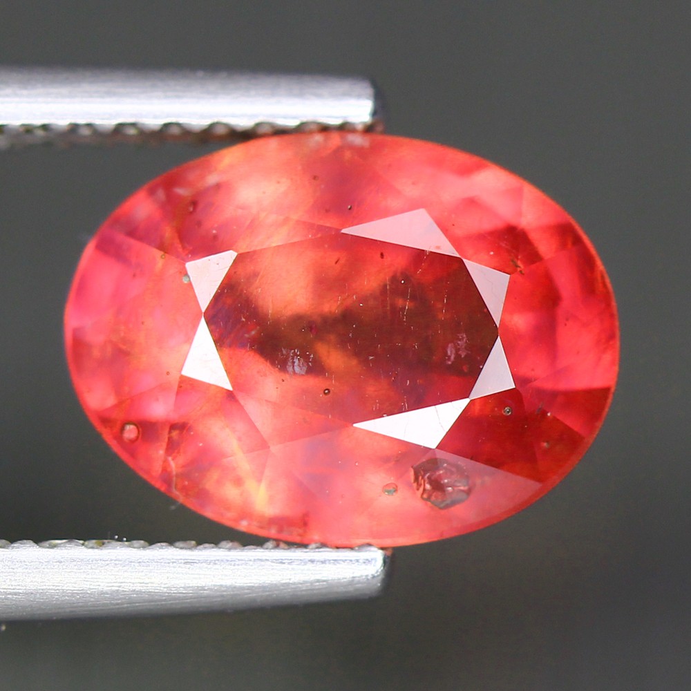 3.62 Cts_VIP Precious Gem Collection_100 % Natural Orange Sapphire_Great Color