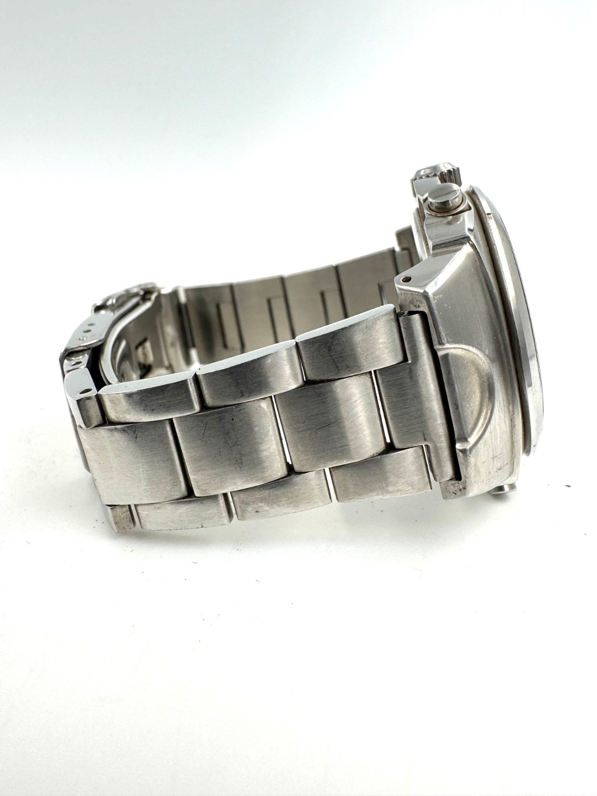 vintage seiko 34mm Men Quartz Watch New Battery working 7T32-9000 -f1539