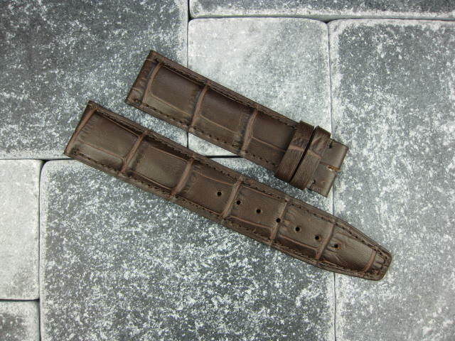 20mm Leather Strap Black Blue Brown Watch Band for IWC Pilot Top Gun Short S