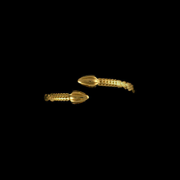 Hudson Yards Acorn Twisted Cuff West Indian Bangle