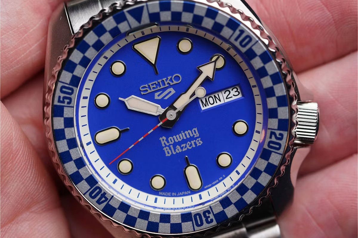 Seiko 5 x Rowing Blazers x Wind Vintage 2026 Limited Edition – Blue – 42mm