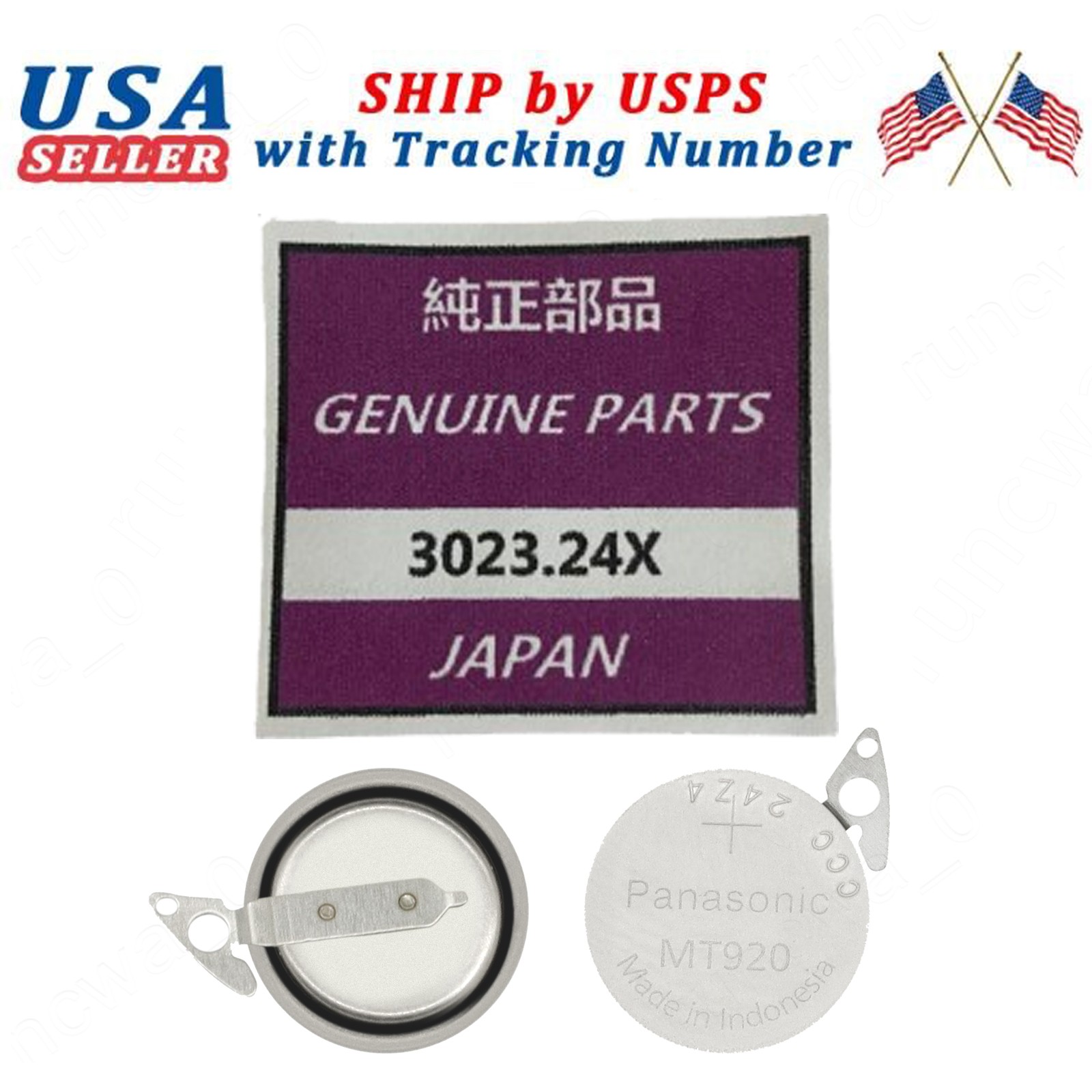 3023.24X MT920 302324X 3023-24X for Seiko Kinetic Watches Battery Capacitor