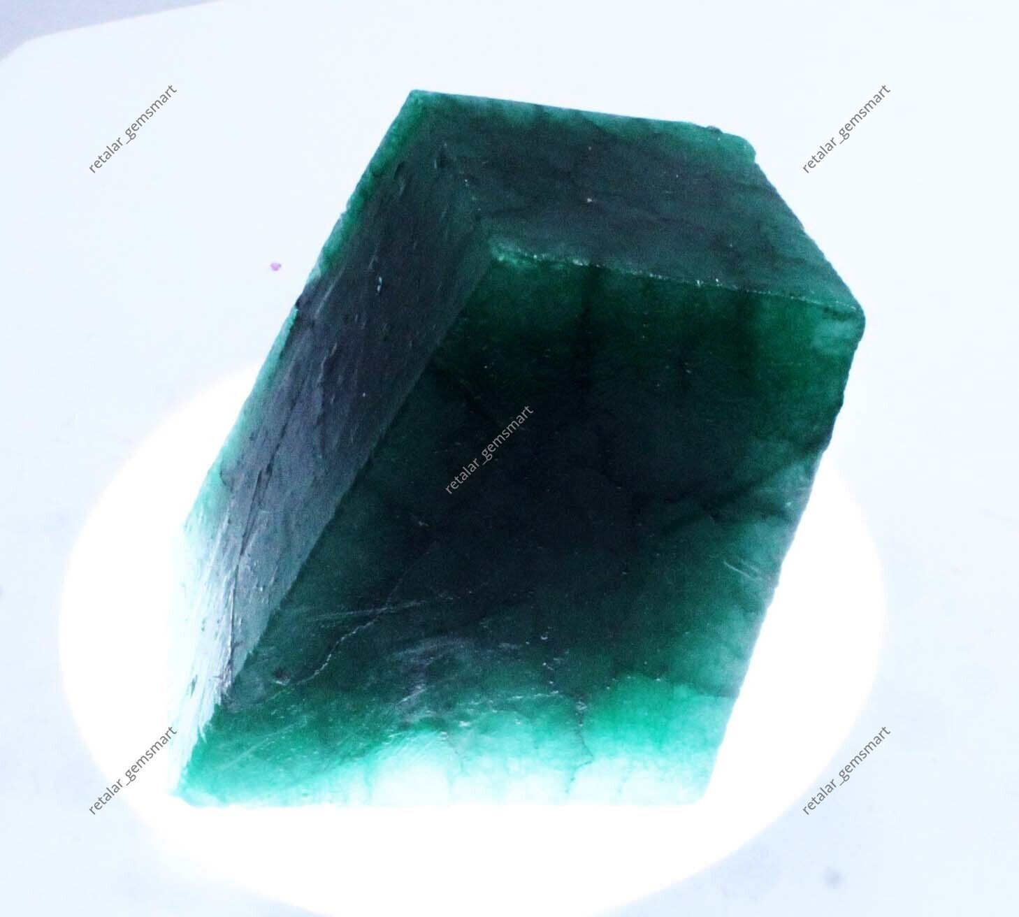 905 Ct NATURAL Emerald Green Rough Uncut Huge Size CERTIFIED Loose Gemstone