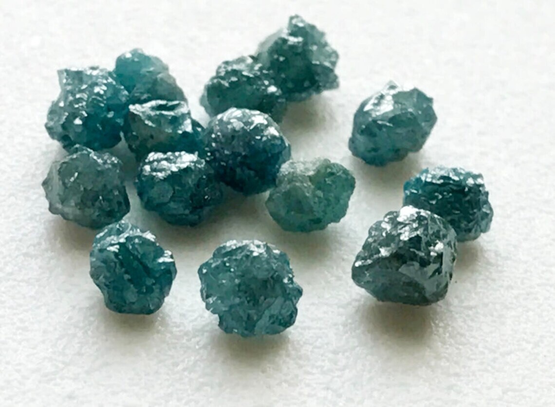 Natural Rough BLUE DIAMOND 1.00 CARAT 3.50MM TO 4.00MM (APPROX) 2-3PCS DIAMONDS