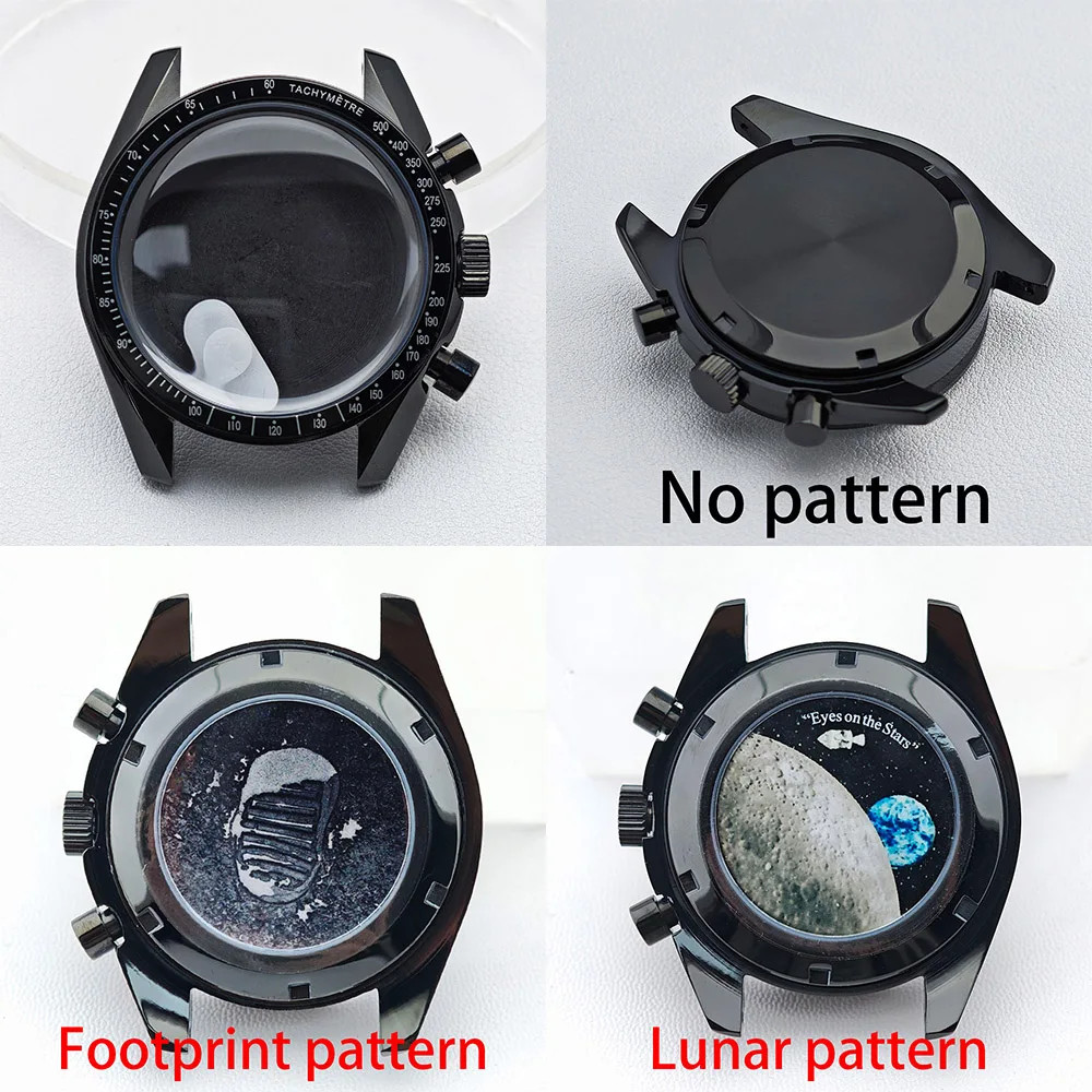 39.7mm Men’s Metal Case for VK63 Movement Watch Parts 20mm Strap Watch Box
