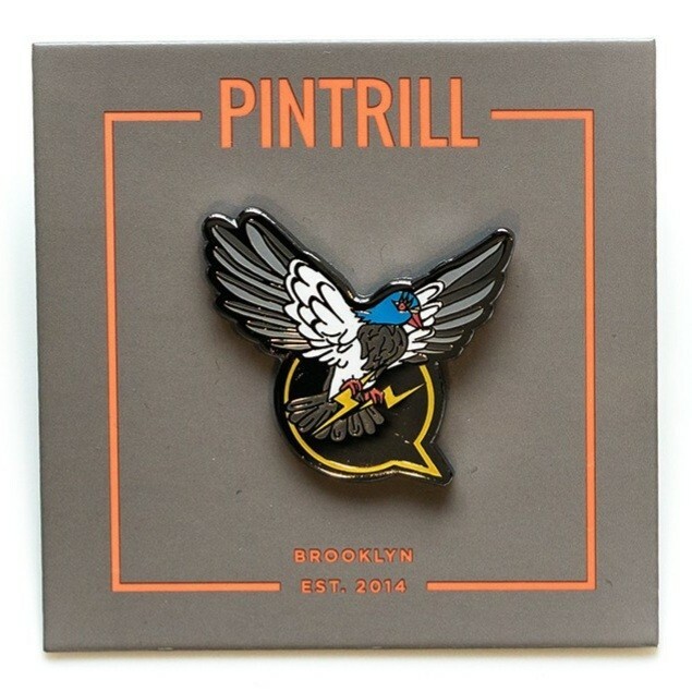 ⚡RARE⚡ PINTRILL x STAPLE PIGEON Fragment Staple Pigeon Pin *BRAND NEW SEALED* 🐦