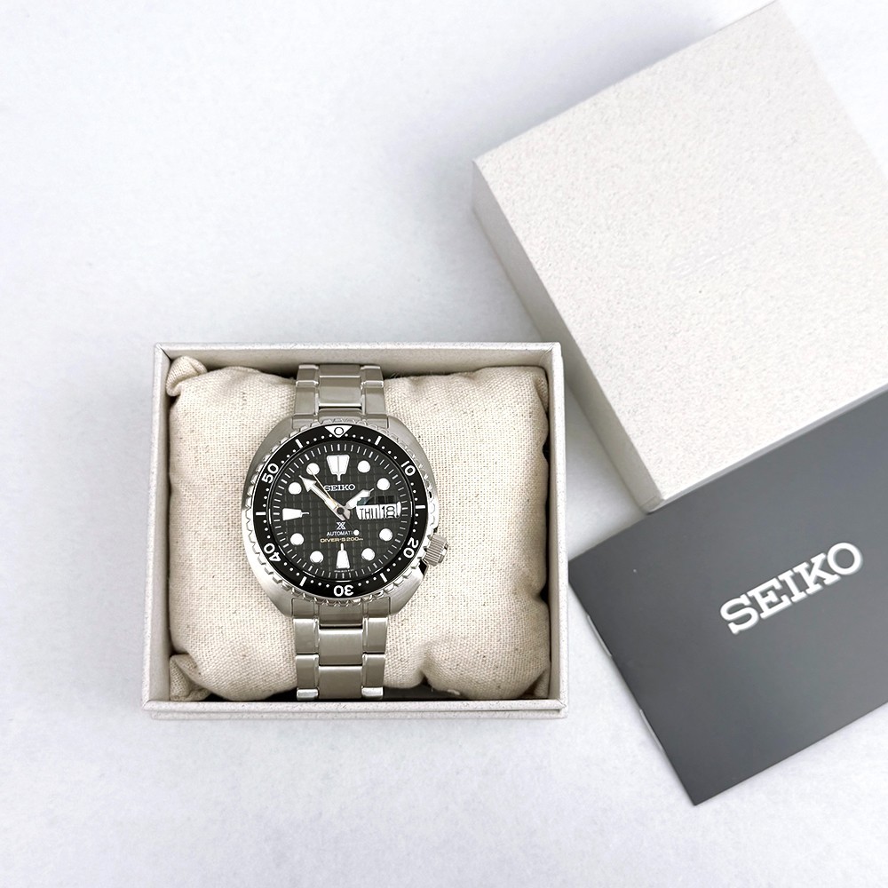 Seiko Prospex Sea Men’s Automatic Turtle Diver Stainless Watch SRPE03