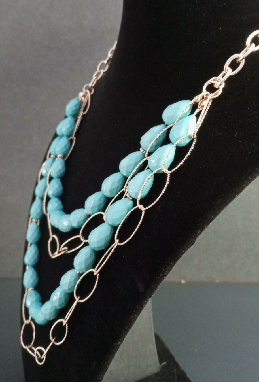 New York & Company Adjustable Layered Statement Necklace