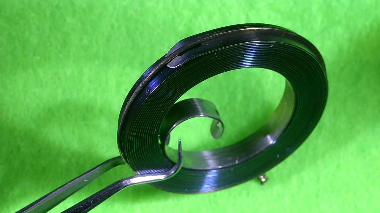 Barrel Spring Watch Ø 23 Mm Height 2.90 Mm Thickness 0.25 Mm Steel