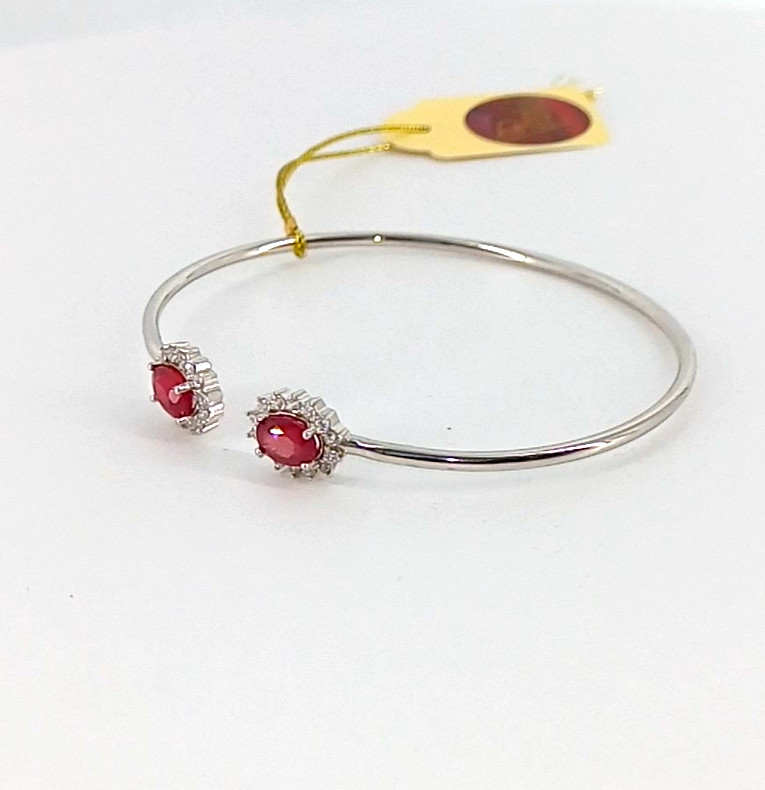 🔥🔥🔥Exclusive RUBY Bracelet in Silver & White Gold🔥🔥🔥