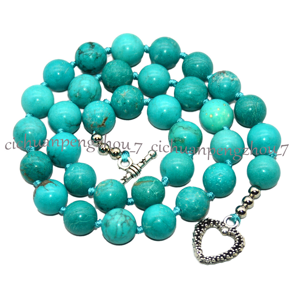 Natural 6/8/10/12/14mm Round Multicolor Gemstone Beaded Jewelry Necklace 18”