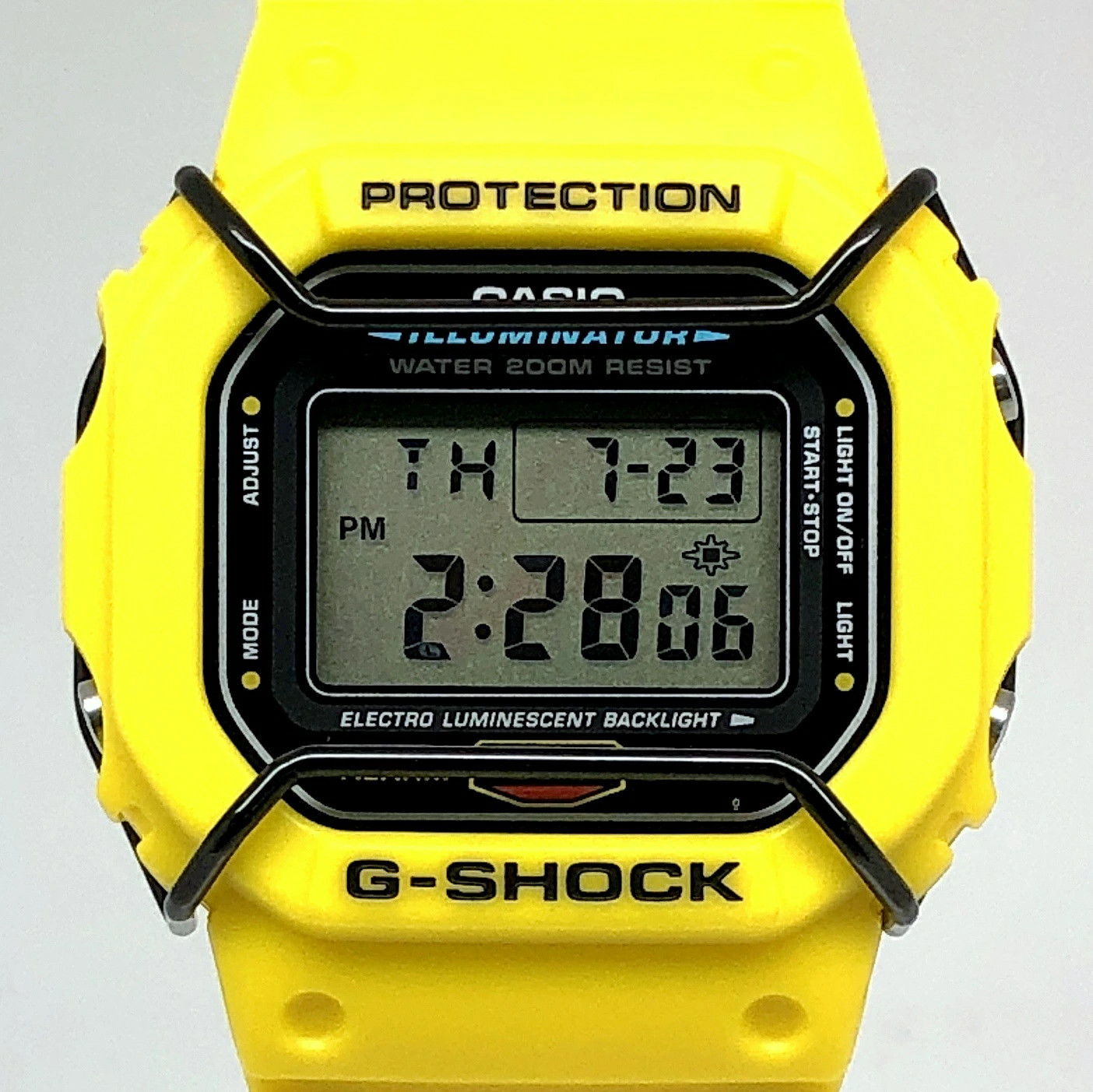 G SHOCK CASIO Wristwatch DW 5600ED 9 M1545 Overseas Model 200M Yellow Speed Prot