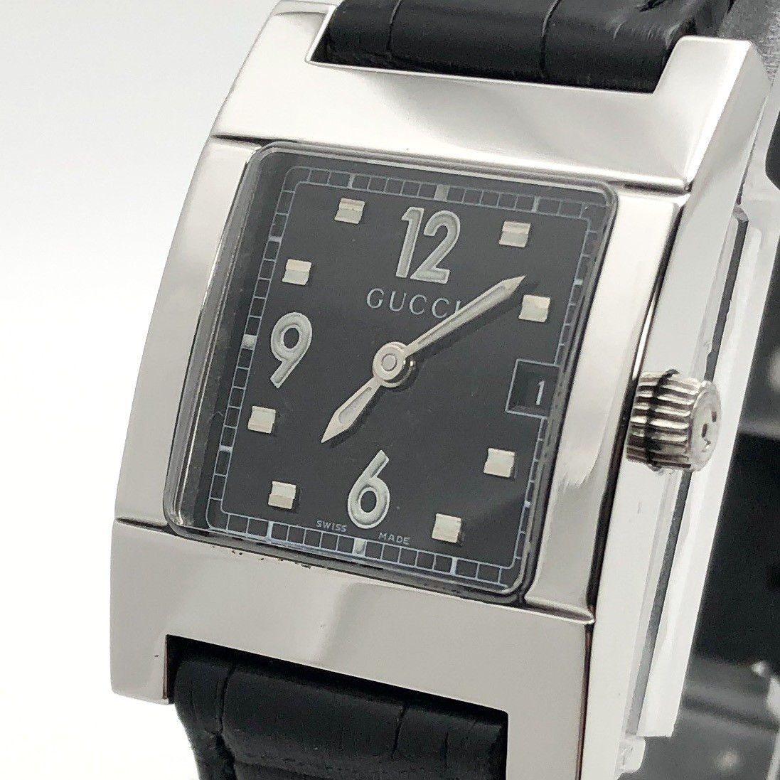 GUCCI Good Condition Working GUCCI 7700L Women’s Quartz Watch a0095