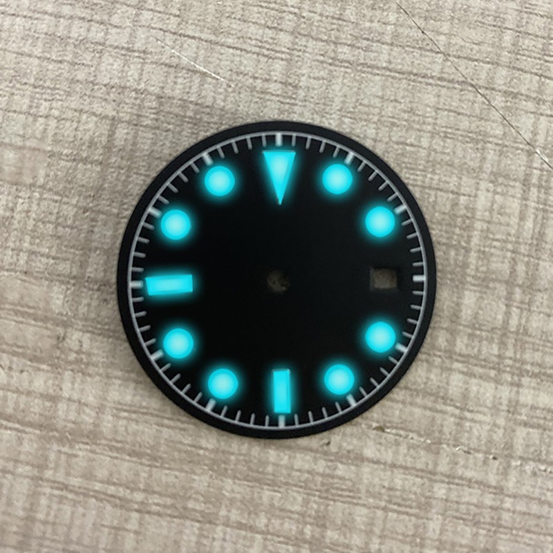 30.5mm Watch Dial Black Plate Parts For ETA 2824 2836 Movement Watchmaker Tool