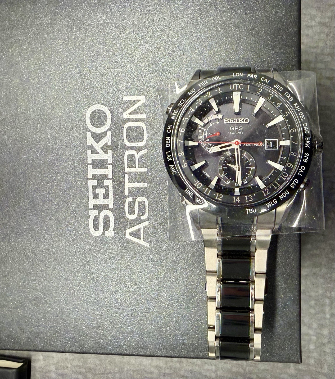 Seiko Astron Men’s Black Watch – SBXB099