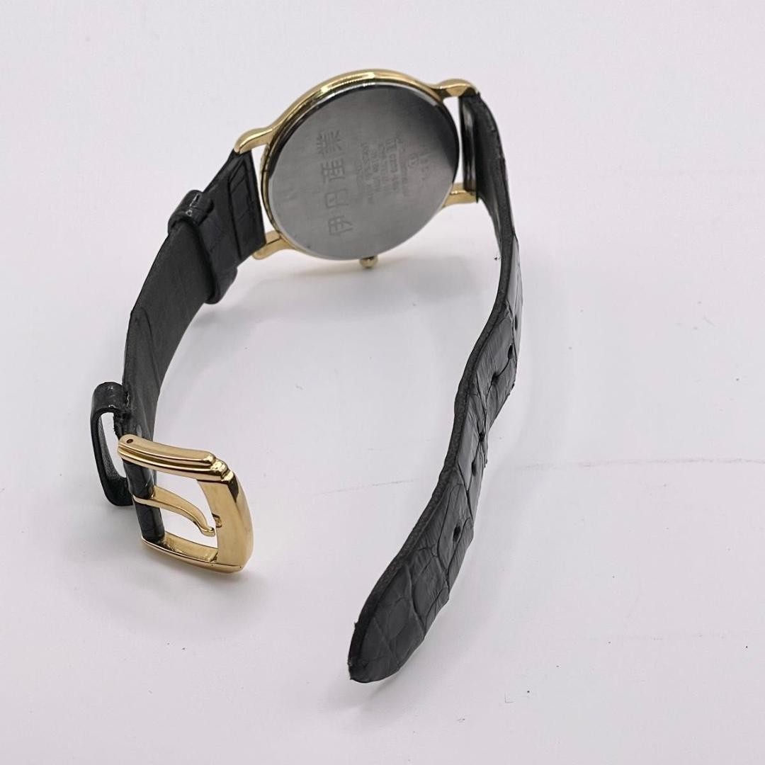 New battery replaced / fully functional SEIKO gold round quartz men’s watch