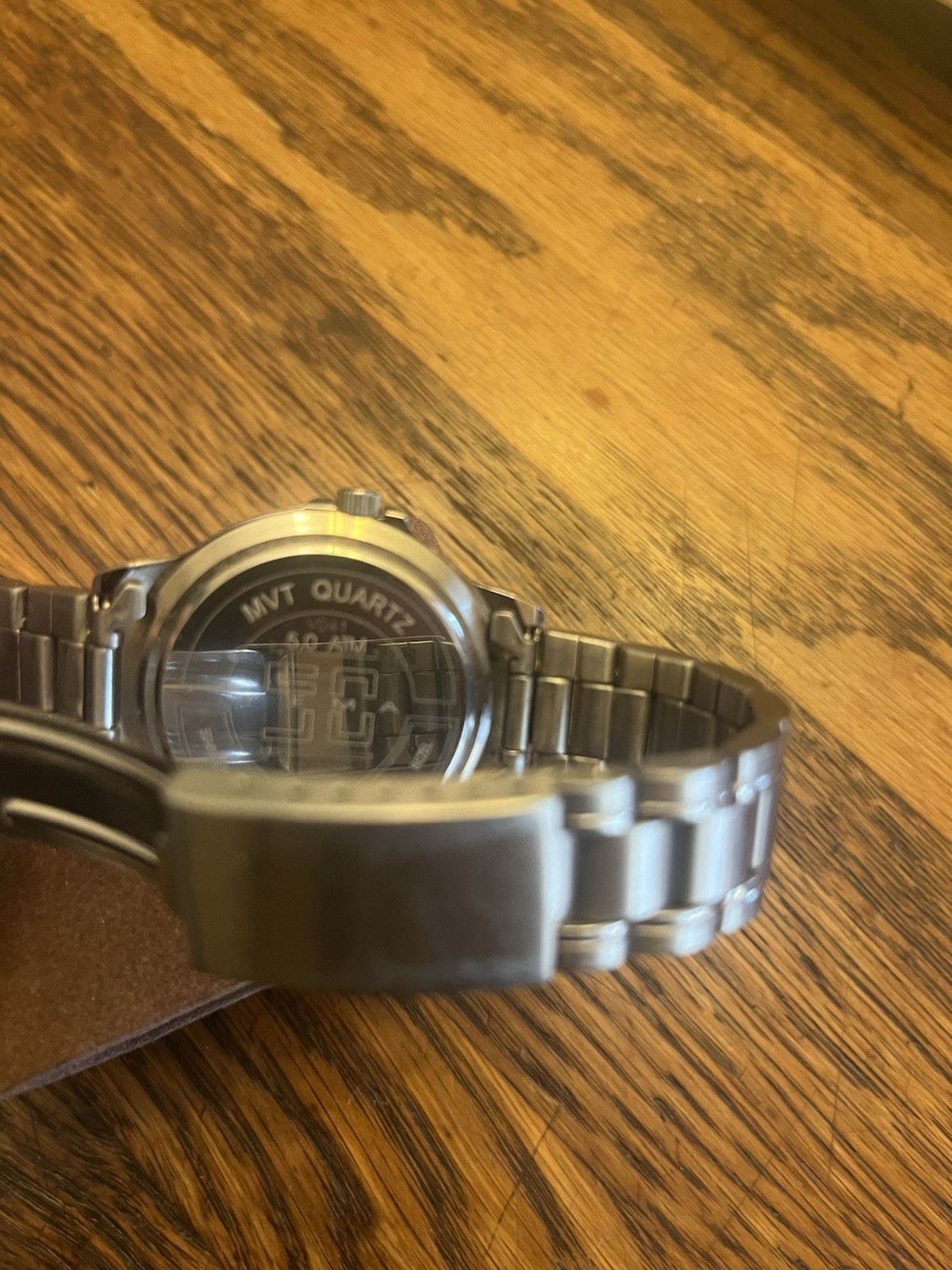Yema 50th Anniversary Analog-Digital Stainless Steel Watch White Dial 50m Rare