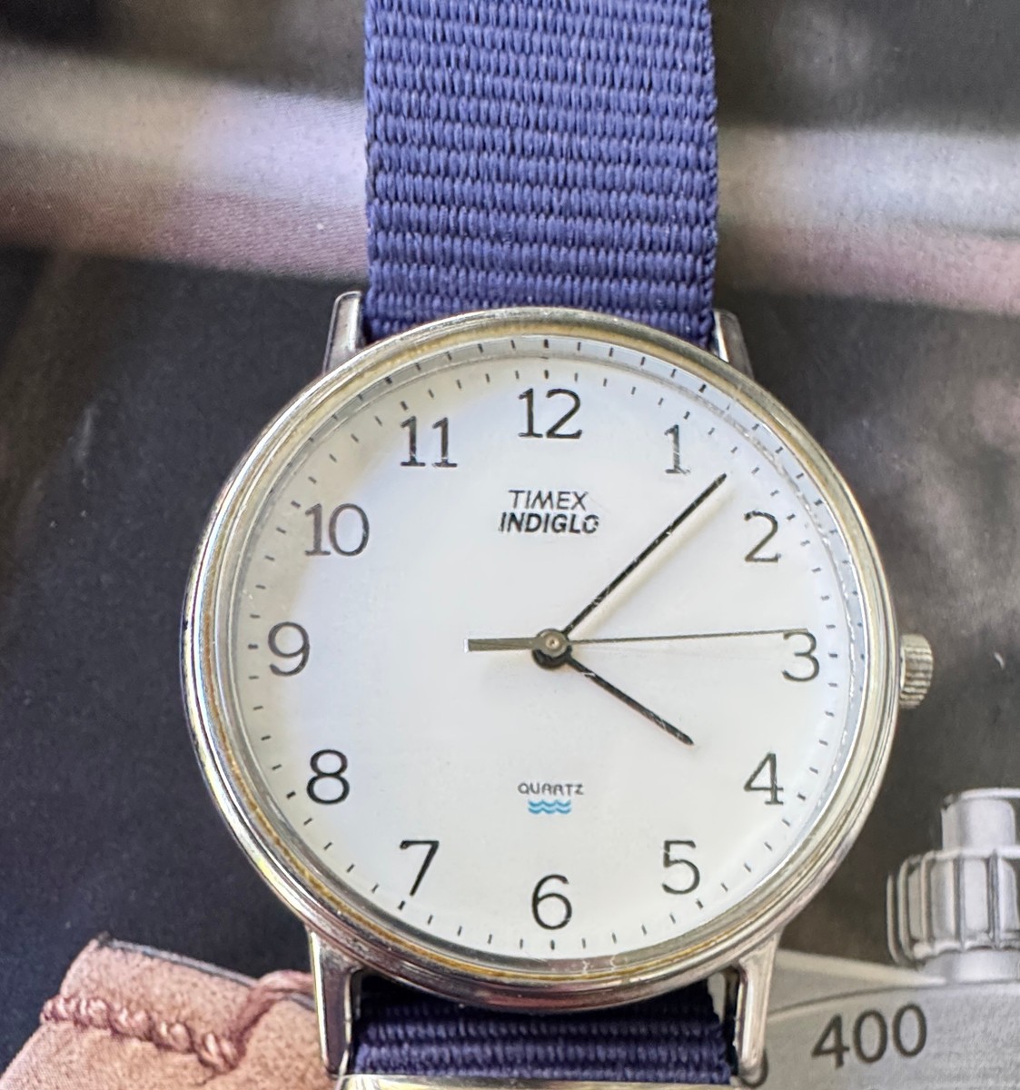 Timex Easy Reader Indiglo Quartz Watch 33 Mm For Men Vintage 90’s