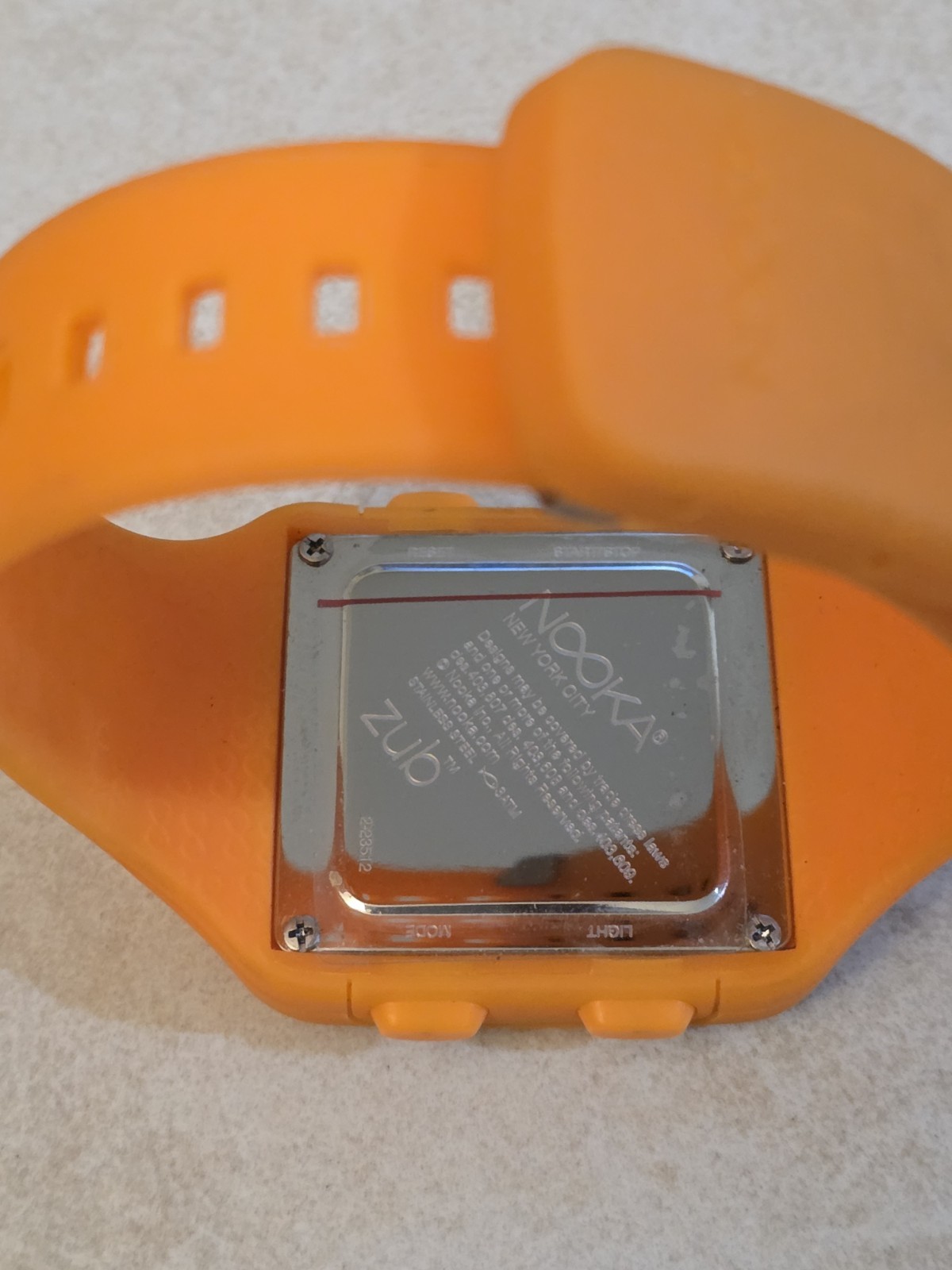 Nooka Zub Zen-V 20 Fire Orange/Gold Watch Out of Production