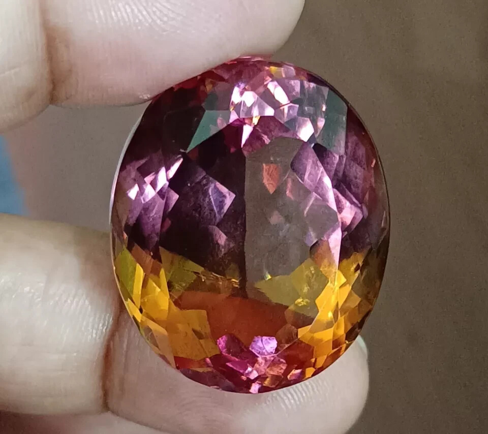 NATURAL Alexandrite (7 Color-Change) Oval Cut 71.85 Ct Loose Certified GEMSTONE