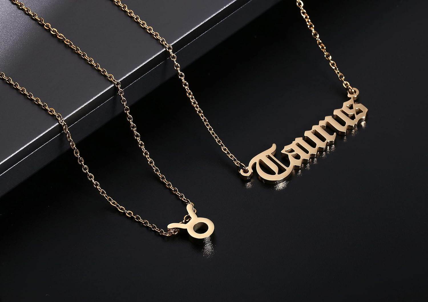18K Gold Plated Astrology Necklace for Women Jewelry,12 Zodiac Pendant Horoscope
