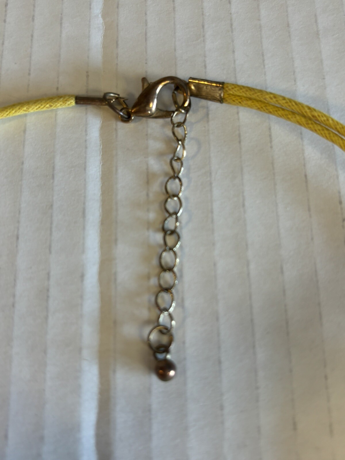 Sunshine Yellow Macy’s Necklace And Stretch Bracelet Set With Gift Bag