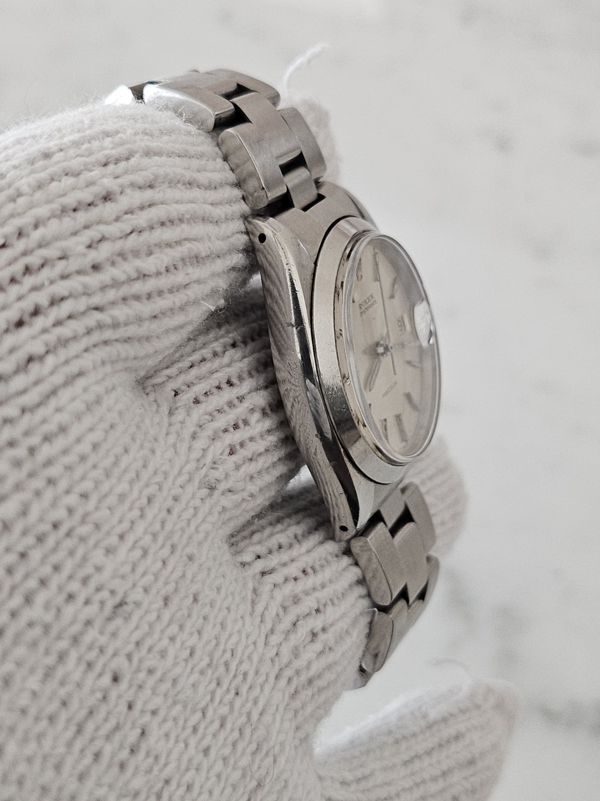 Rolex 34mm OysterDate Precision Vintage Watch 6694 + Rolex Box