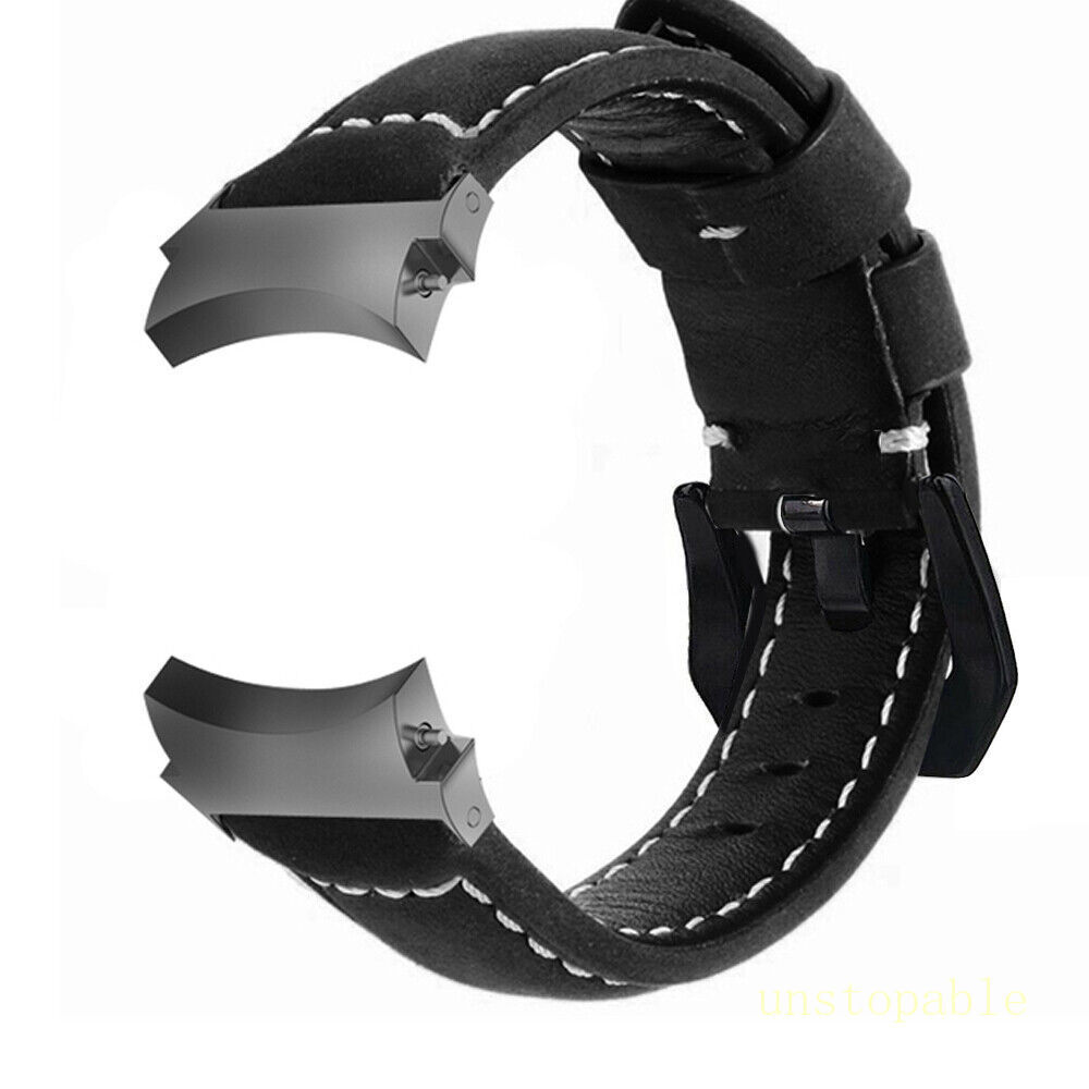 For Samsung Galaxy Watch 5 6 7 40/44mm Classic 43/47mm Pro 45 Leather Band Strap