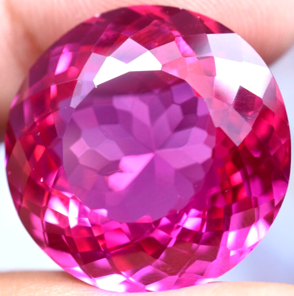 Extremely Rare & Natural 53.15 Ct SUNRISE RUBY GGL Certified Loose Gemstone