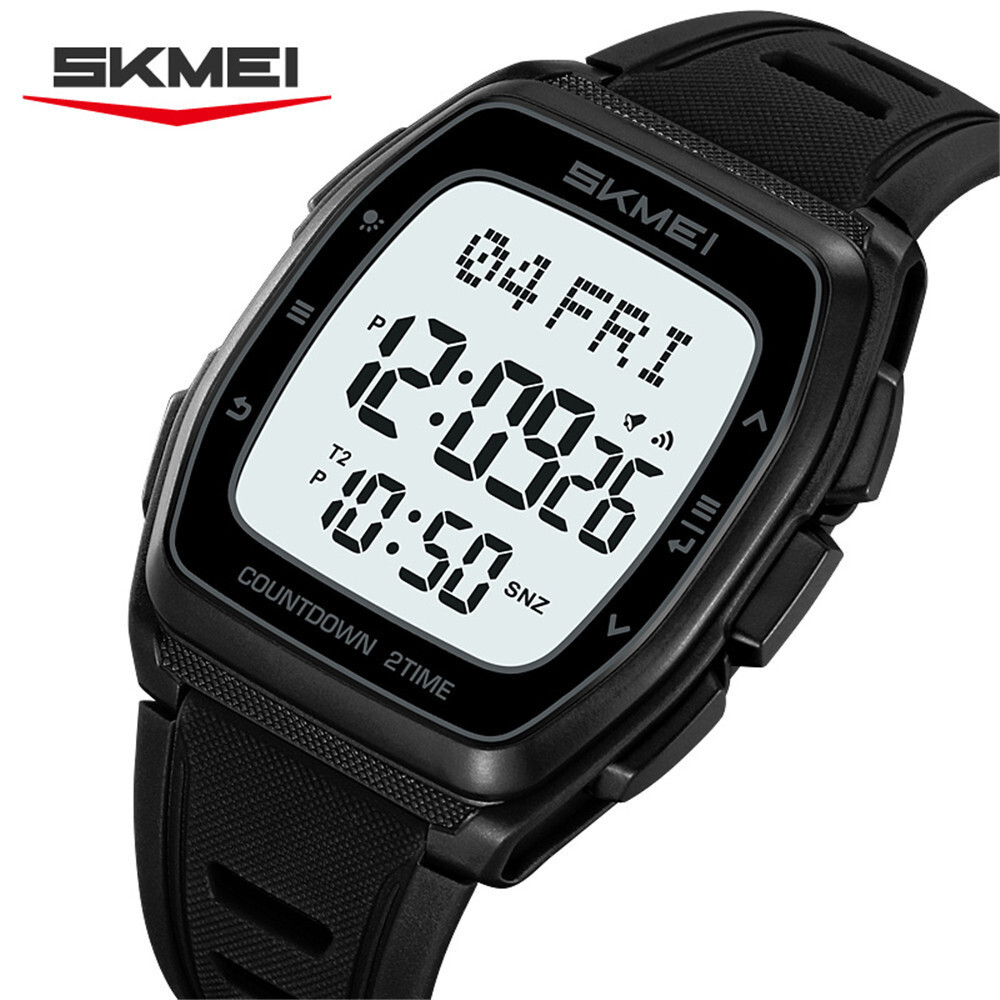 SKMEI Men Watch Countdown Stopwatch Fashion Boys Digital Wristwatch Sport Watch