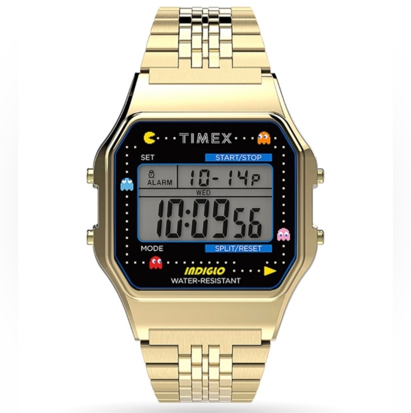 TIMEX T80 x PAC-MAN™ 34mm Stainless Steel Bracelet Watch