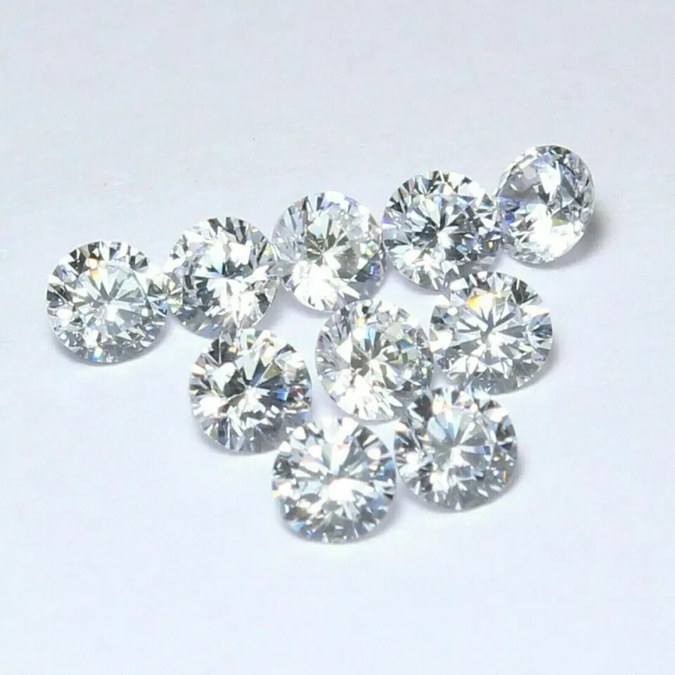 Loose CVD 17 Pcs Lab-Grown Diamond 2.50 mm Round D to F – IF Certified Diamond