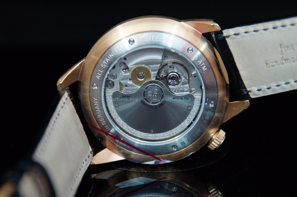 Graf Zeppelin LZ129 Flatline Automatic Men’s Dress Watch w/ Power Reserve 7368-2