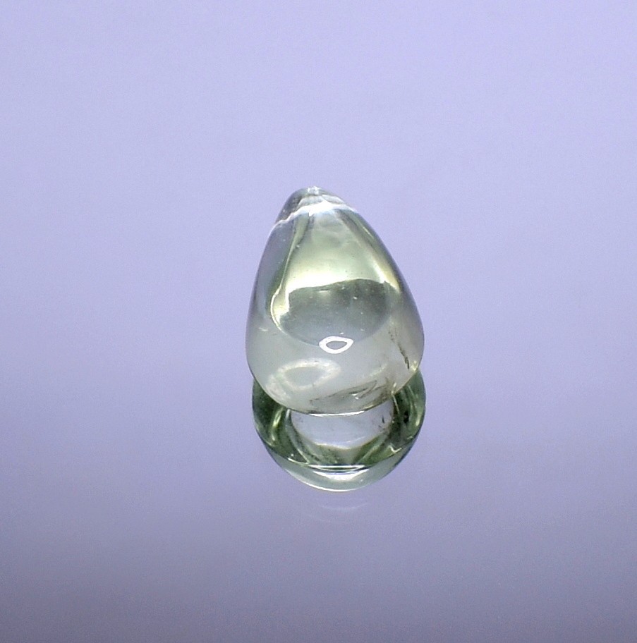 Green Amethyst Cabochon, Natural Gemstone, Healing Stones 6.40 Cts 16×10 mm
