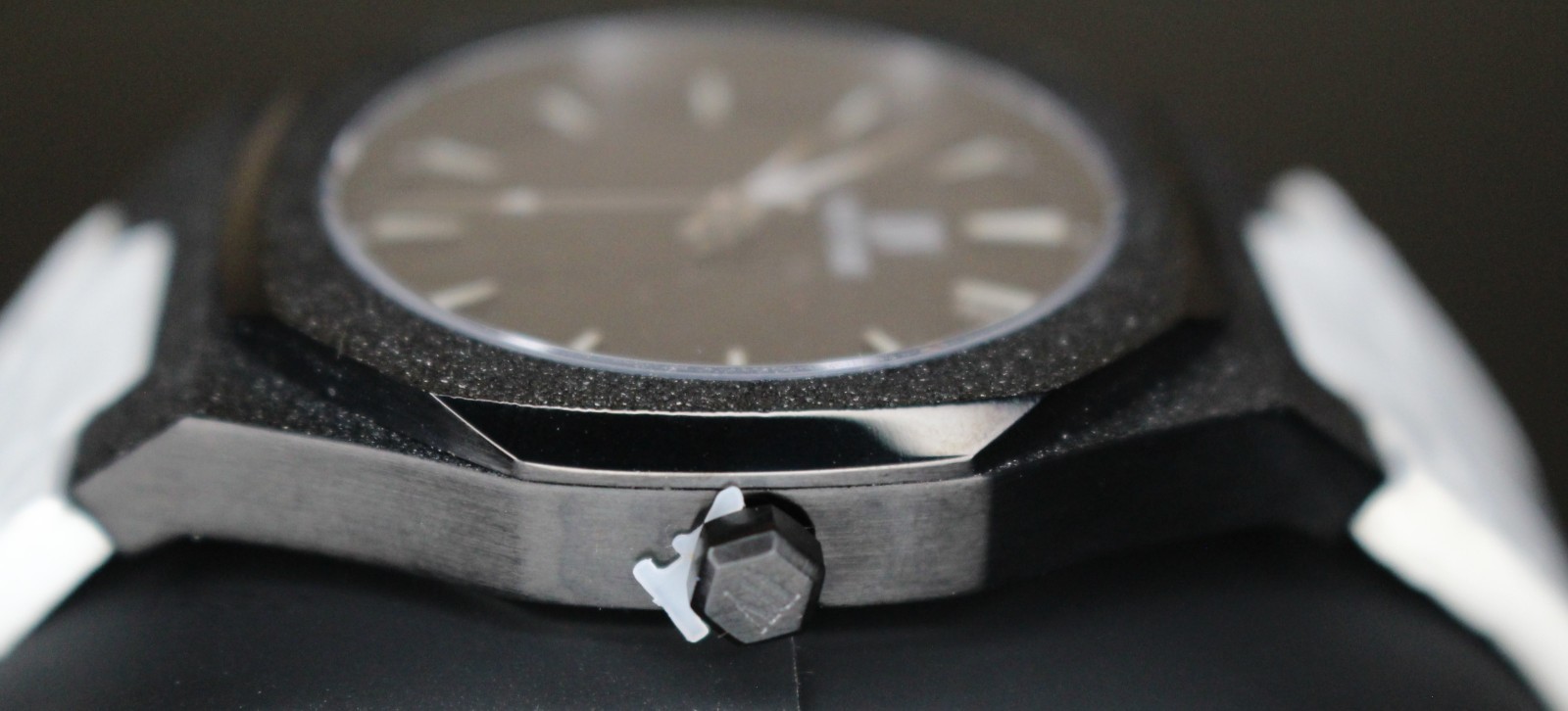 DANTE VELOCE Starlight Frosted BLACK Ice Out Diamond Watch paul rich WHITE STRAP