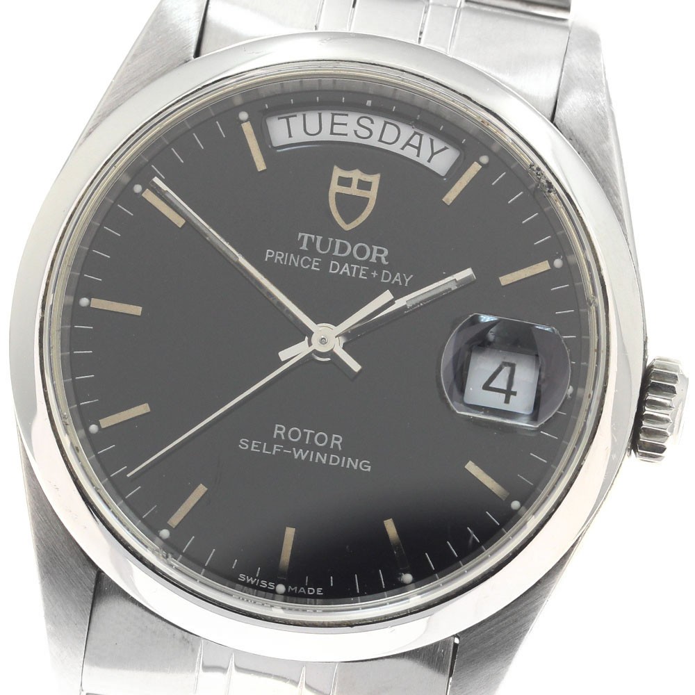 TUDOR Prince Date Day 76200 black Dial Automatic Men’s Watch_944388