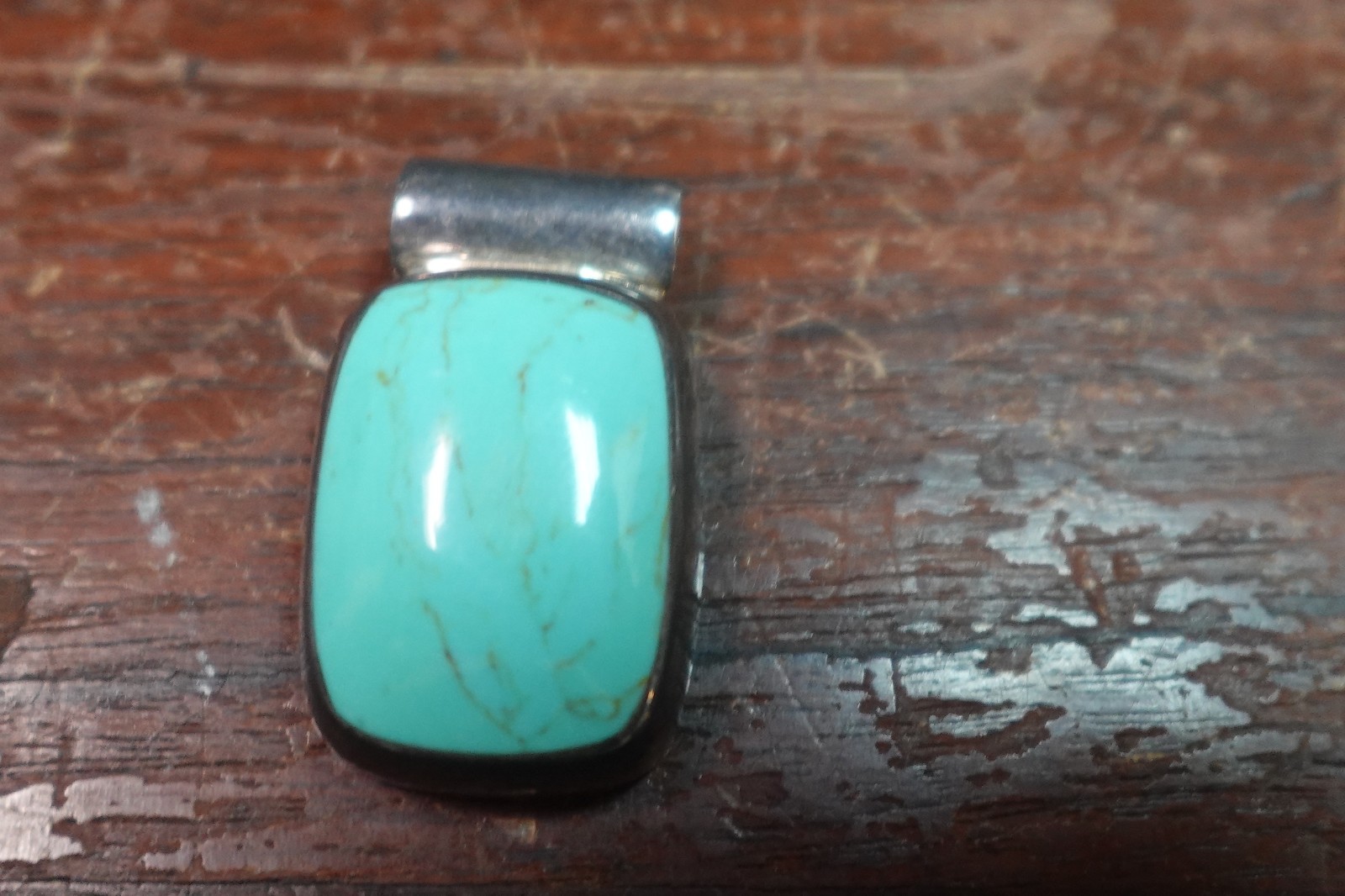 TC 311 MEXICO .925 BLUE STONE PENDANT ONLY NO CHAIN LOT 6
