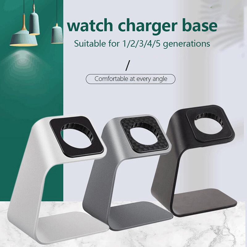 1Pc Aluminum Alloy Charger Stand Holder for Watch Charging Cradle Stand Station