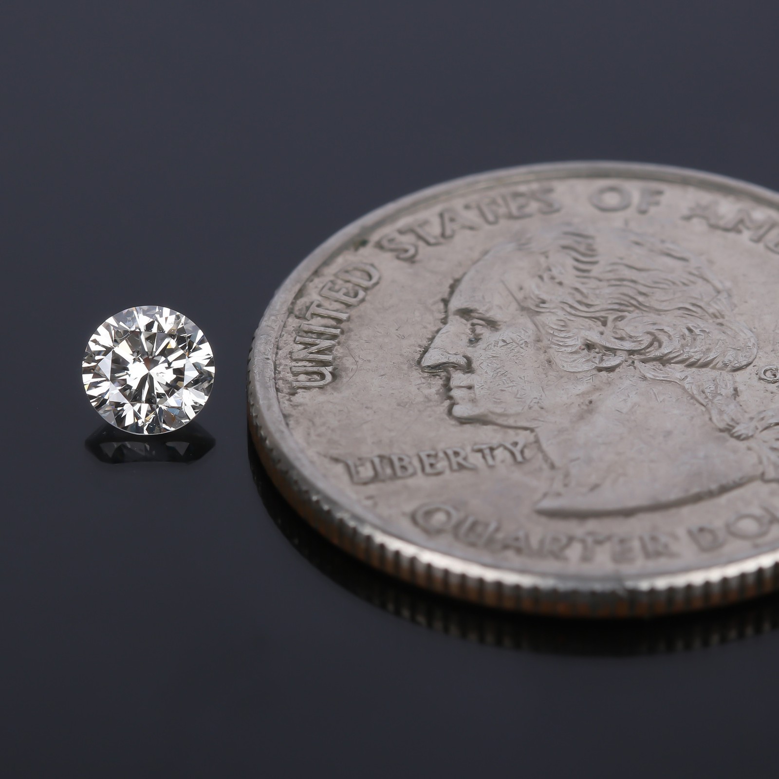 0.36 Ct. Natural Round Cut White F Color Diamond, VS1 Clarity EGL Certified