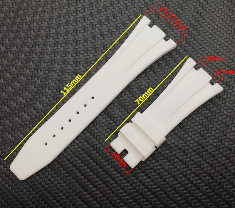 27mm AP Rubber Band for Audemars Piguet Royal Oak Offshore 42mm 15400 Strap